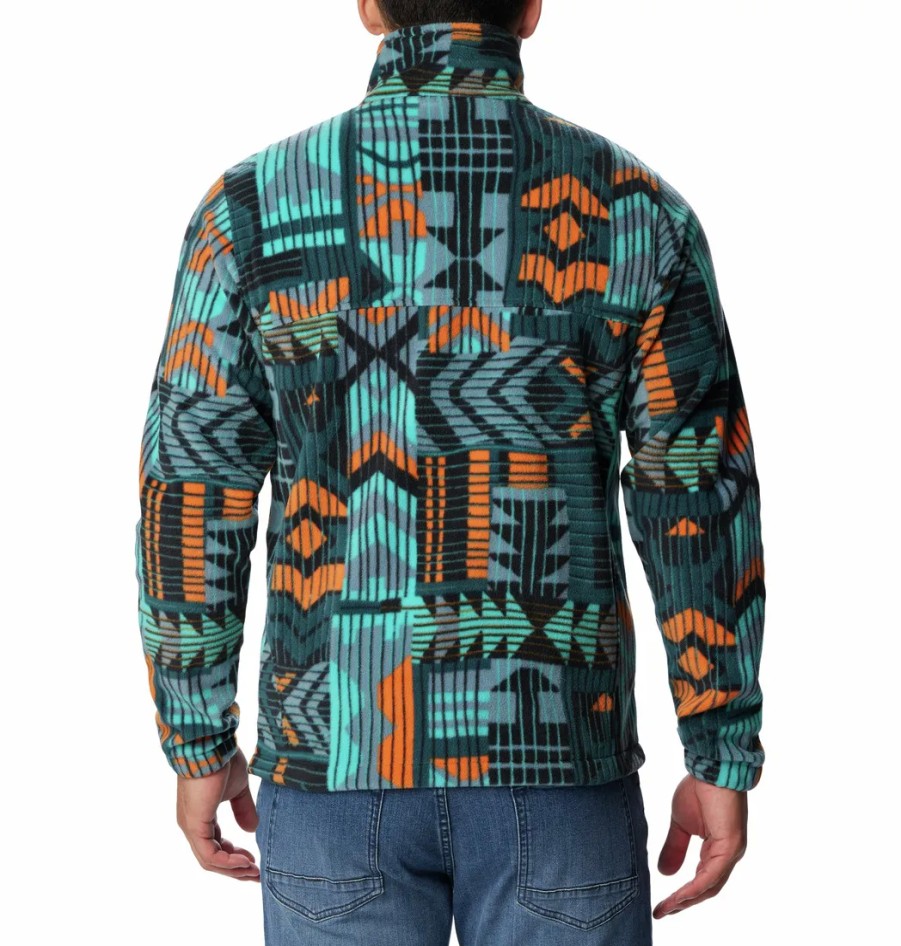 Turystyka Columbia Polary | Polar Rozpinany Columbia Steens Mountain Printed Jacket Meski