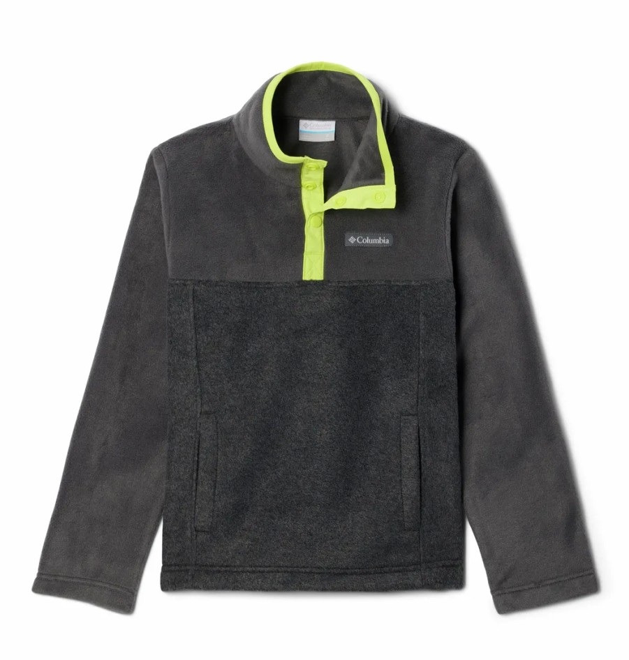 Narciarstwo Columbia Polary | Polar Dzieciecy Columbia Steens Mtn 1/4 Snap Fleece Pull-Over