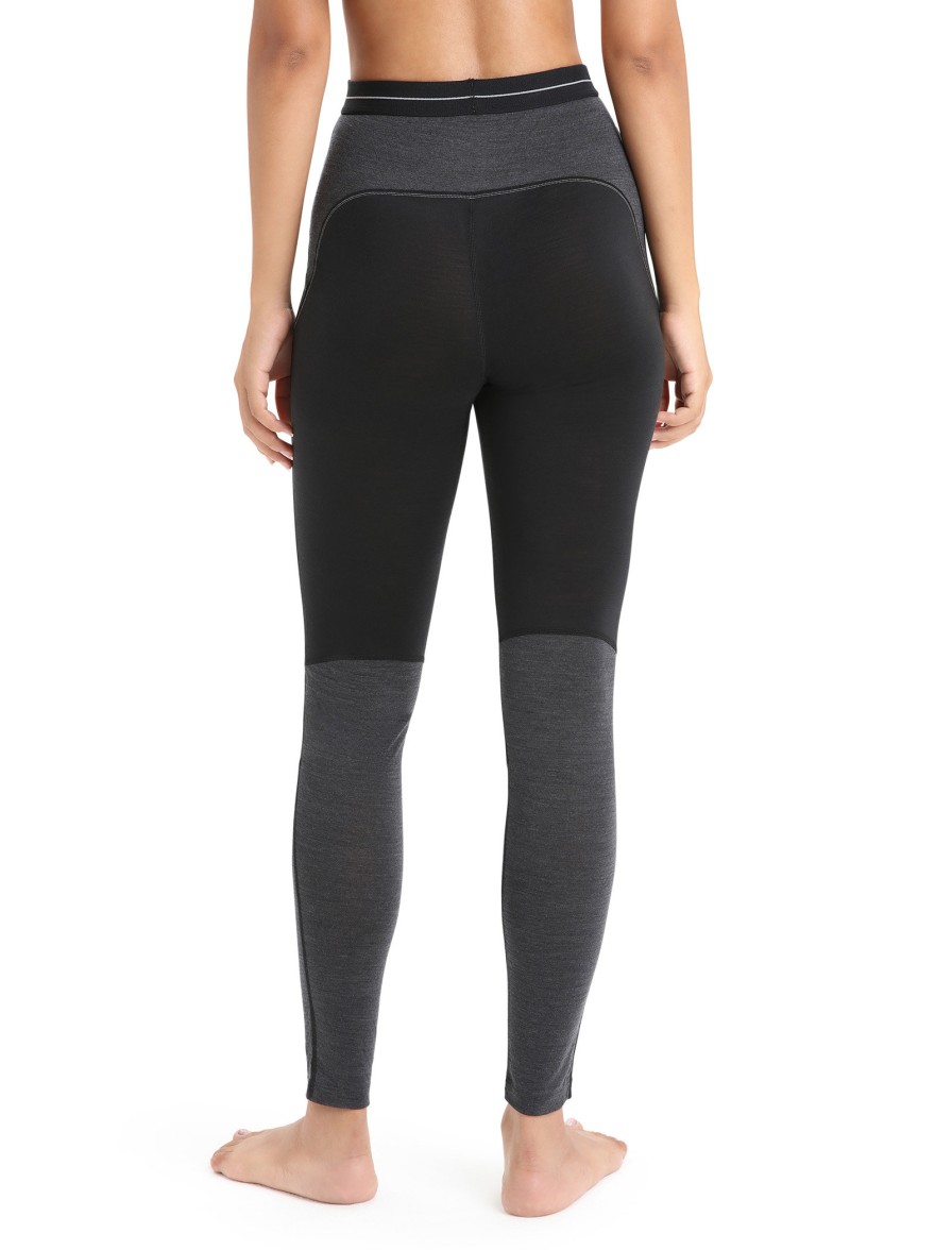 Narciarstwo Icebreaker Bielizna Termoaktywna | Legginsy Damskie Icebreaker Cool-Lite 125 Zoneknit Leggings