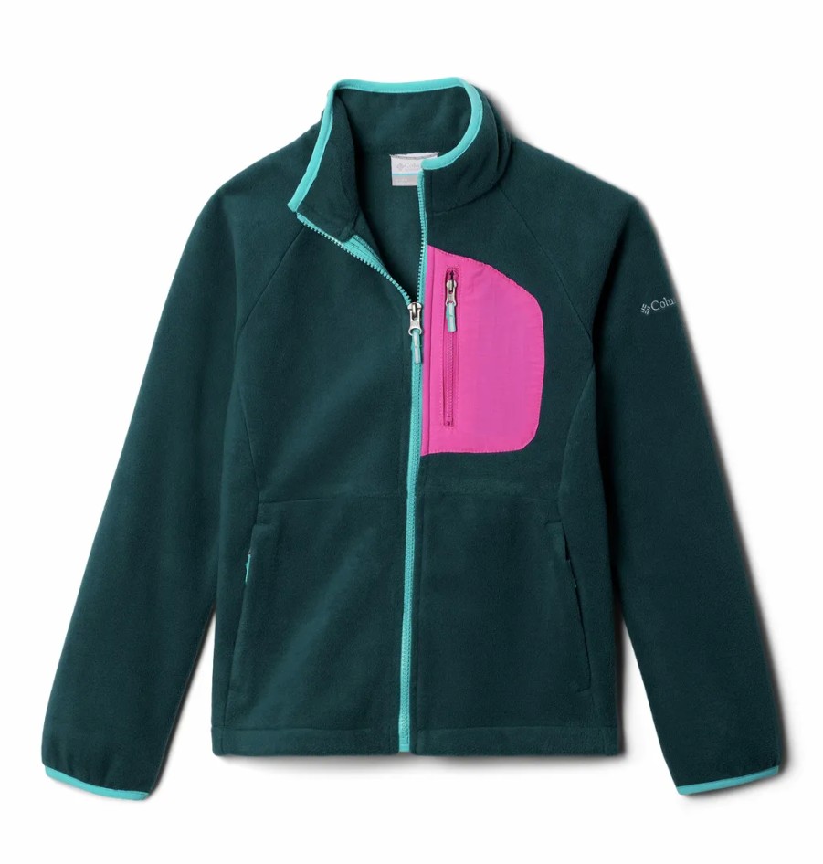 Narciarstwo Columbia Polary | Polar Rozpinany Columbia Fast Trek Iii Fleece Full Zip Dzieciecy