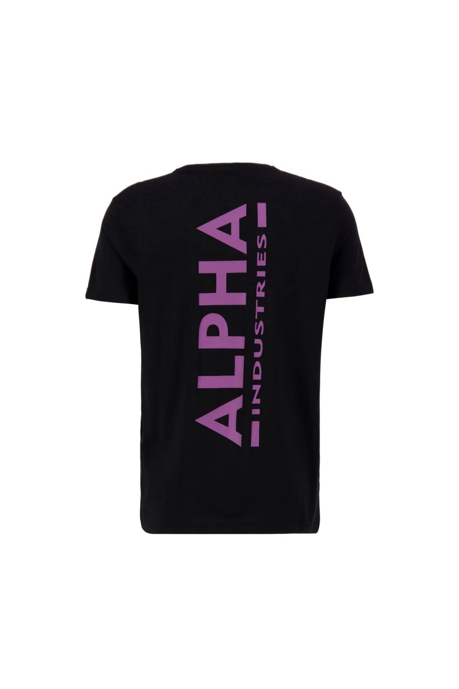 Mezczyzna Alpha Industries T-Shirty Meskie | Koszulka Meska Alpha Industries Backprint T-Shirt