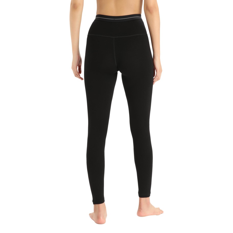 Narciarstwo Icebreaker Bielizna Termoaktywna | Legginsy Damskie Icebreaker 260 Tech High Rise Leggins