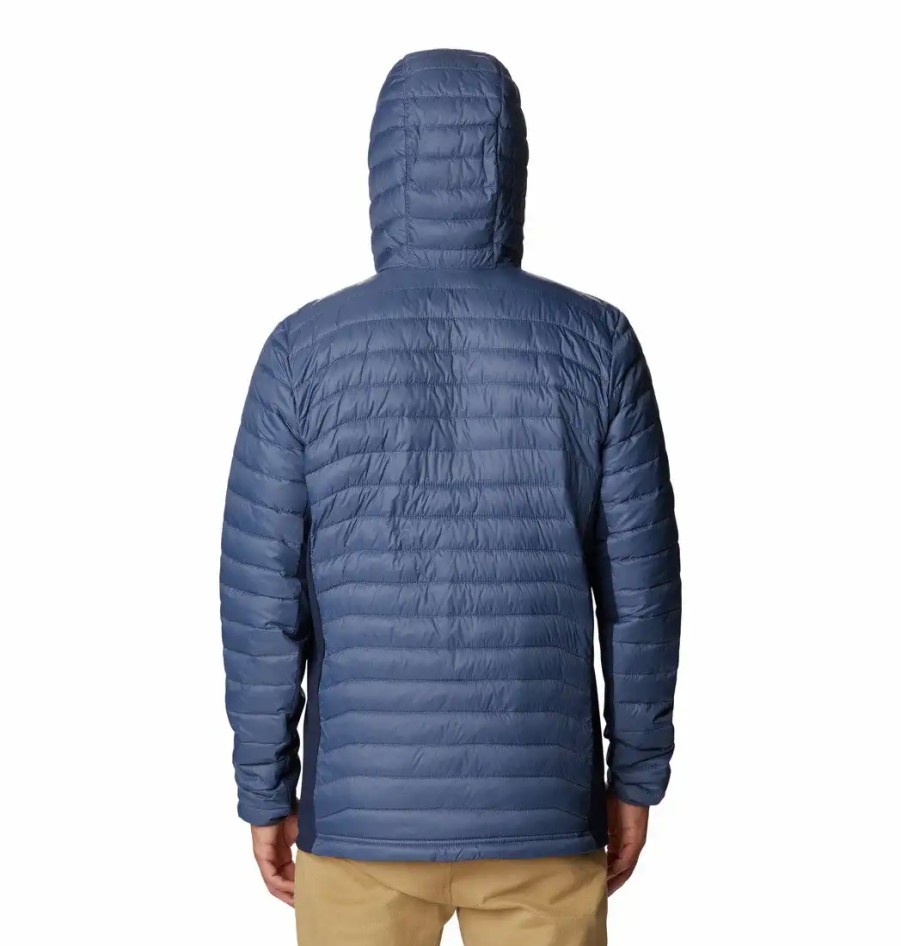 Turystyka Columbia Kurtki | Kurtka Puchowa Columbia Powder Pass Hooded Jacket Meska