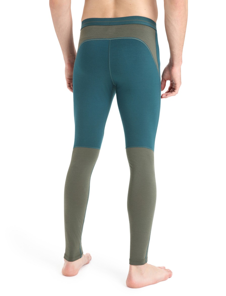 Narciarstwo Icebreaker Bielizna Termoaktywna | Legginsy Meskie Icebreaker Zoneknit 200 Leggings