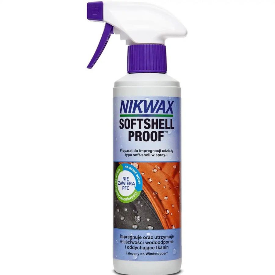 Turystyka Nikwax Impregnaty | Impregnat Nikwax Softshell Proof - Spray 300 Ml Ni-72