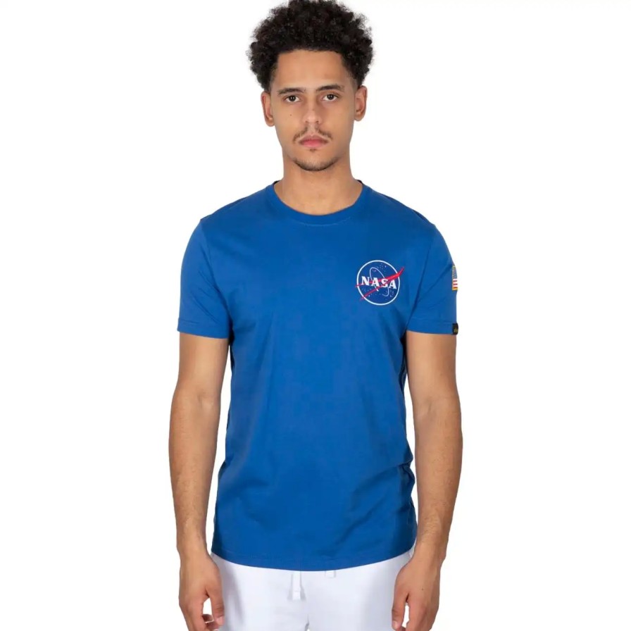 Mezczyzna Alpha Industries T-Shirty Meskie | Koszulka Alpha Industries Space Shuttle 176507-539