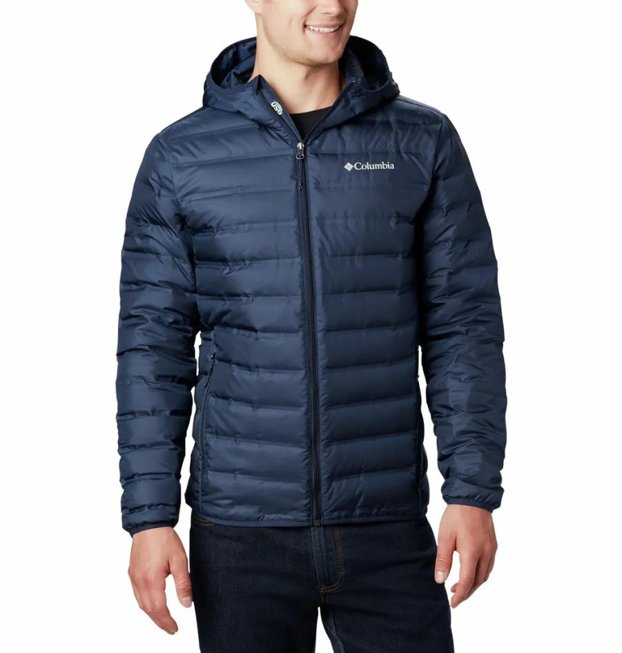 Turystyka Columbia Kurtki | Kurtka Puchowa Columbia Lake 22 Down Hooded Jacket Meska