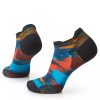 Turystyka Smartwool Skarpety | Skarpety Biegowe Smartwool Run Targeted Cushion Brushed Print Low Ankle Socks