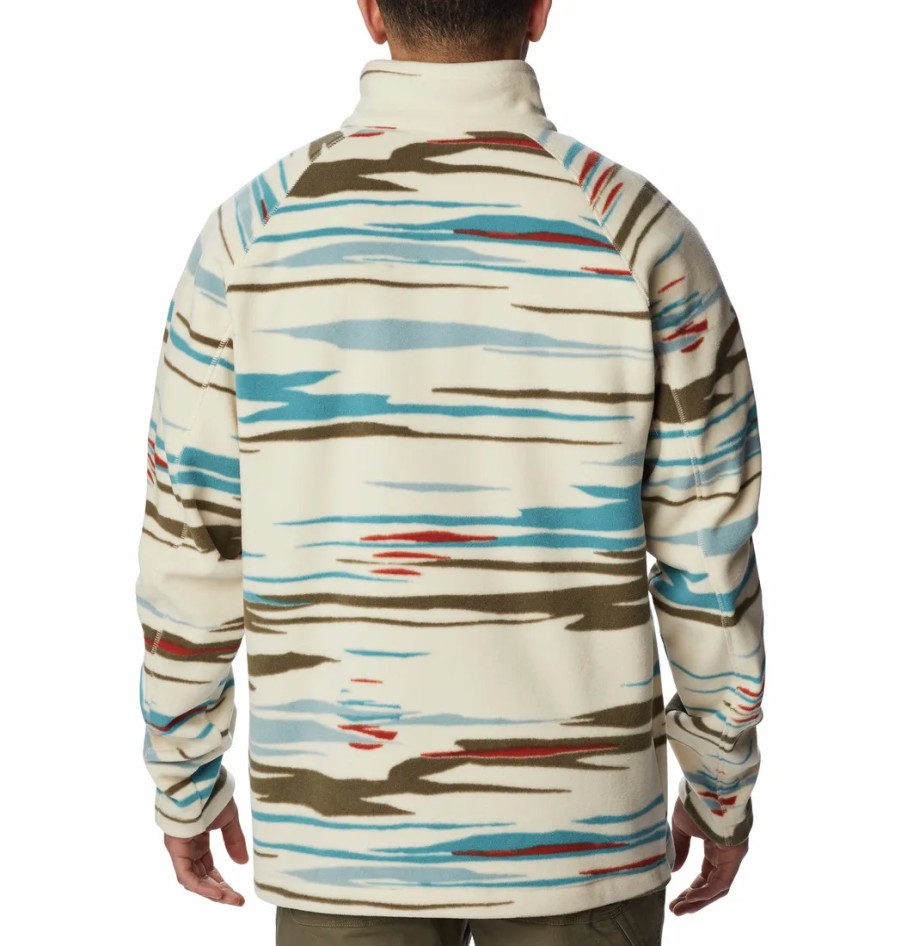 Turystyka Columbia Polary | Polar Meski Columbia Fast Trek Printed Half Zip