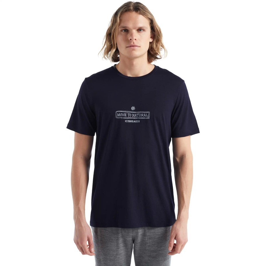 Turystyka Icebreaker Koszulki | Koszulka Meska Icebreaker Tech Lite Ii Ss T-Shirt