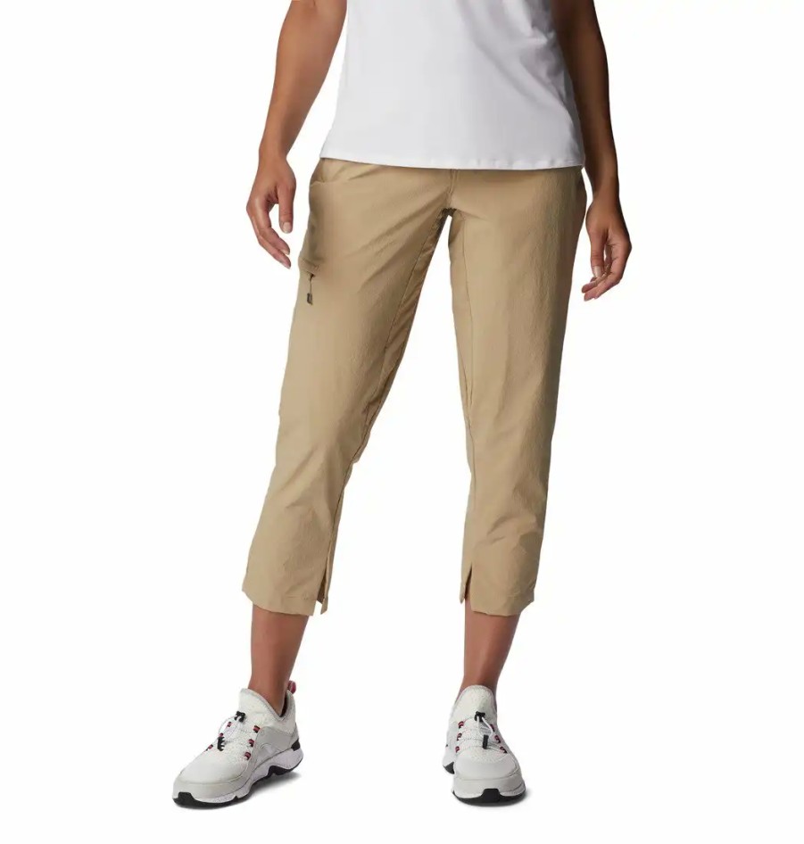 Turystyka Columbia Spodnie Trekkingowe | Spodnie Trekkingowe Columbia Muir Pass Ii Cropped Pant Damskie