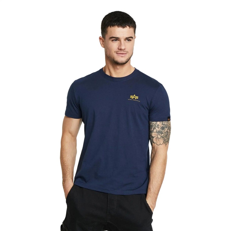 Turystyka Alpha Industries Koszulki | Koszulka Alpha Industries Basic Small Logo T Shirt