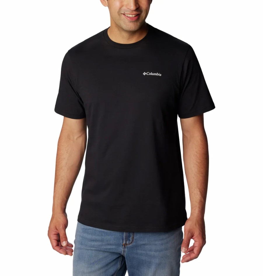 Turystyka Columbia Koszulki | Koszulka Meska Columbia North Cascades Short Sleeve T-Shirt