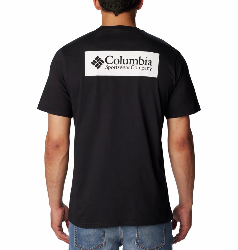 Turystyka Columbia Koszulki | Koszulka Meska Columbia North Cascades Short Sleeve T-Shirt