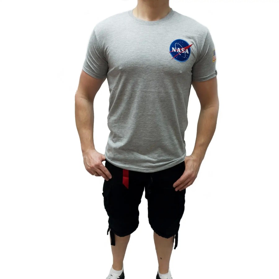 Mezczyzna Alpha Industries T-Shirty Meskie | Koszulka Alpha Industries Space Shuttle 176507-17