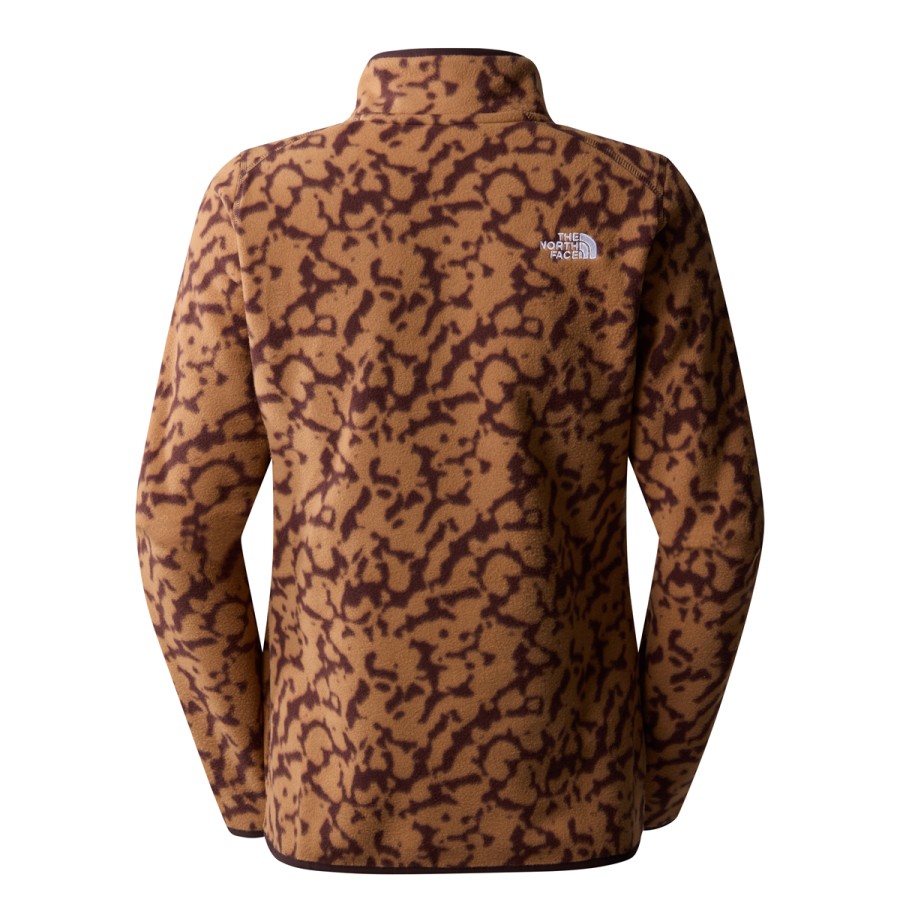 Narciarstwo The North Face Polary | Polar Damski The North Face 100 Glacier Printed 1/4 Zip