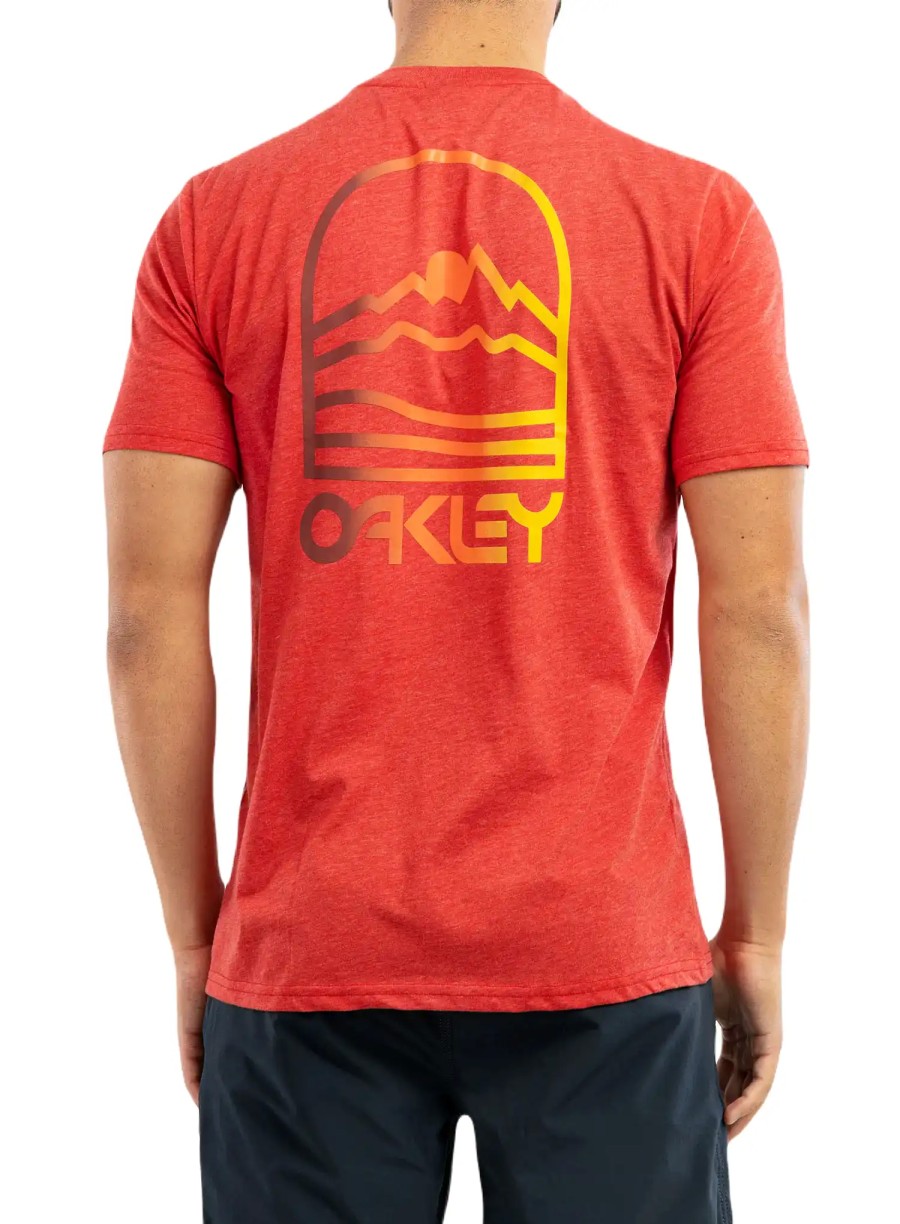 Turystyka Oakley Koszulki | Koszulka Meska Oakley Gradient Mountain B1B T-Shirt