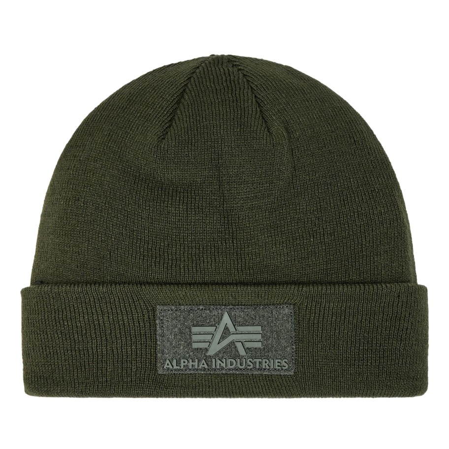 Mezczyzna Alpha Industries Czapki Meskie | Czapka Zimowa Alpha Industries Vlc Beanie