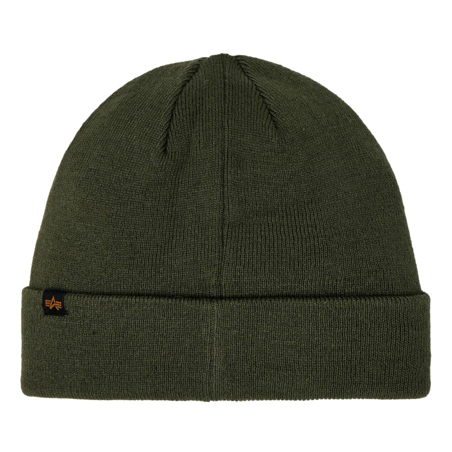 Mezczyzna Alpha Industries Czapki Meskie | Czapka Zimowa Alpha Industries Vlc Beanie