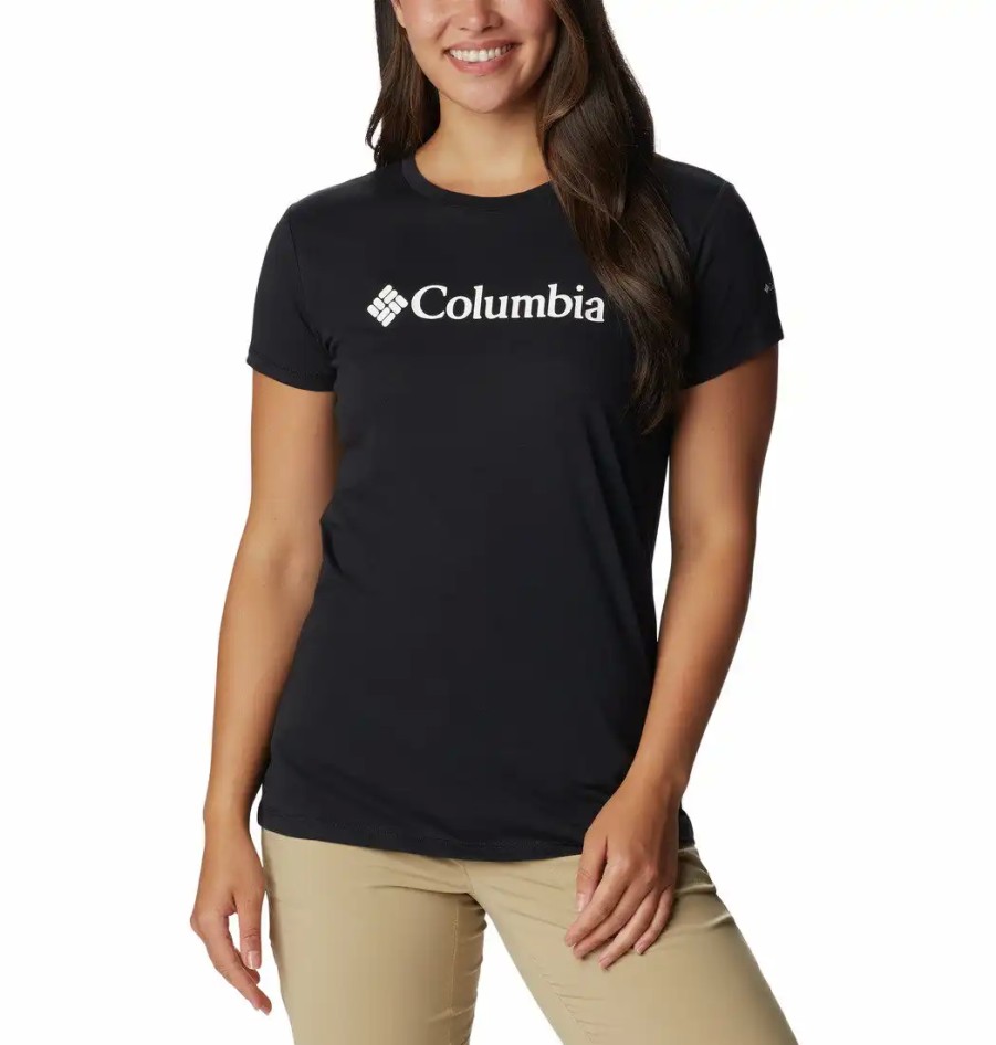 Turystyka Columbia Koszulki | Koszulka Damska Columbia Trek Ss Graphic T-Shirt