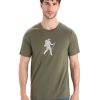 Turystyka Icebreaker Koszulki | Koszulka Meska Icebreaker Tech Lite Ii Ss T Hiker T-Shirt