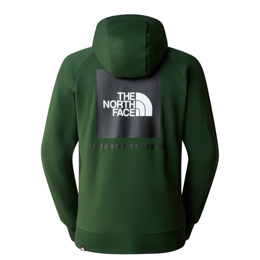 Turystyka The North Face Bluzy | Bluza Z Kapturem The North Face Raglan Redbox Hoodie Meska