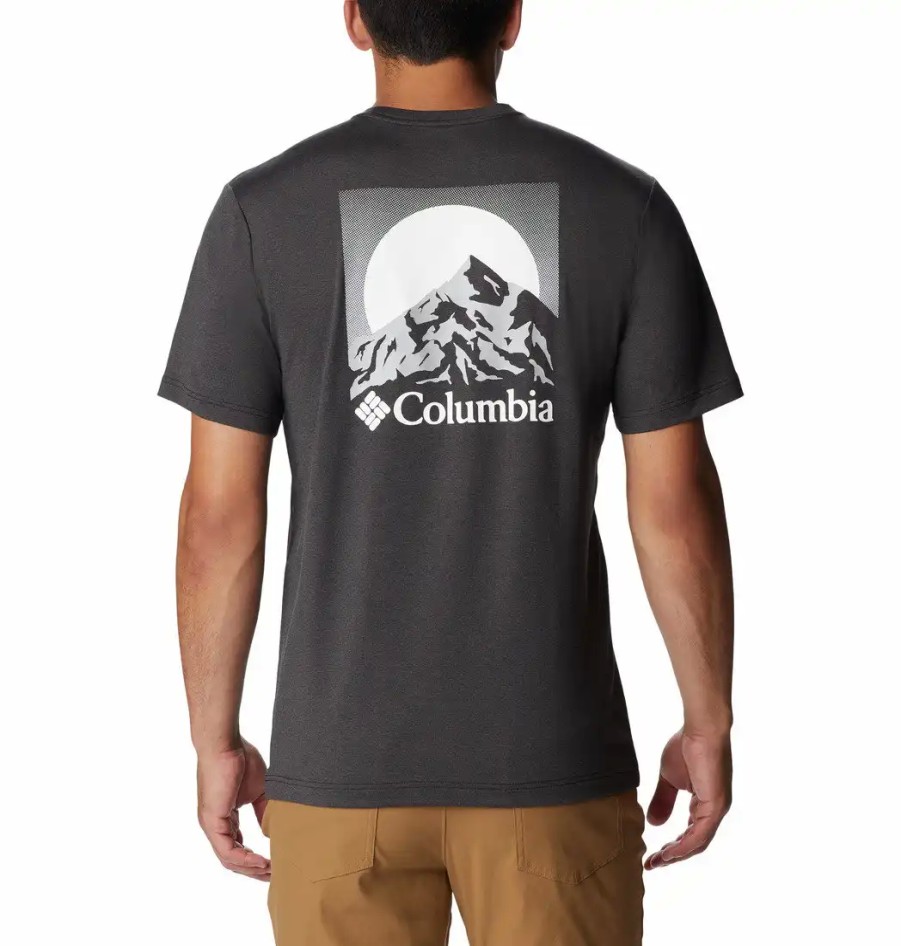 Turystyka Columbia Koszulki | Koszulka Meska Columbia Tech Trail Graphic T-Shirt