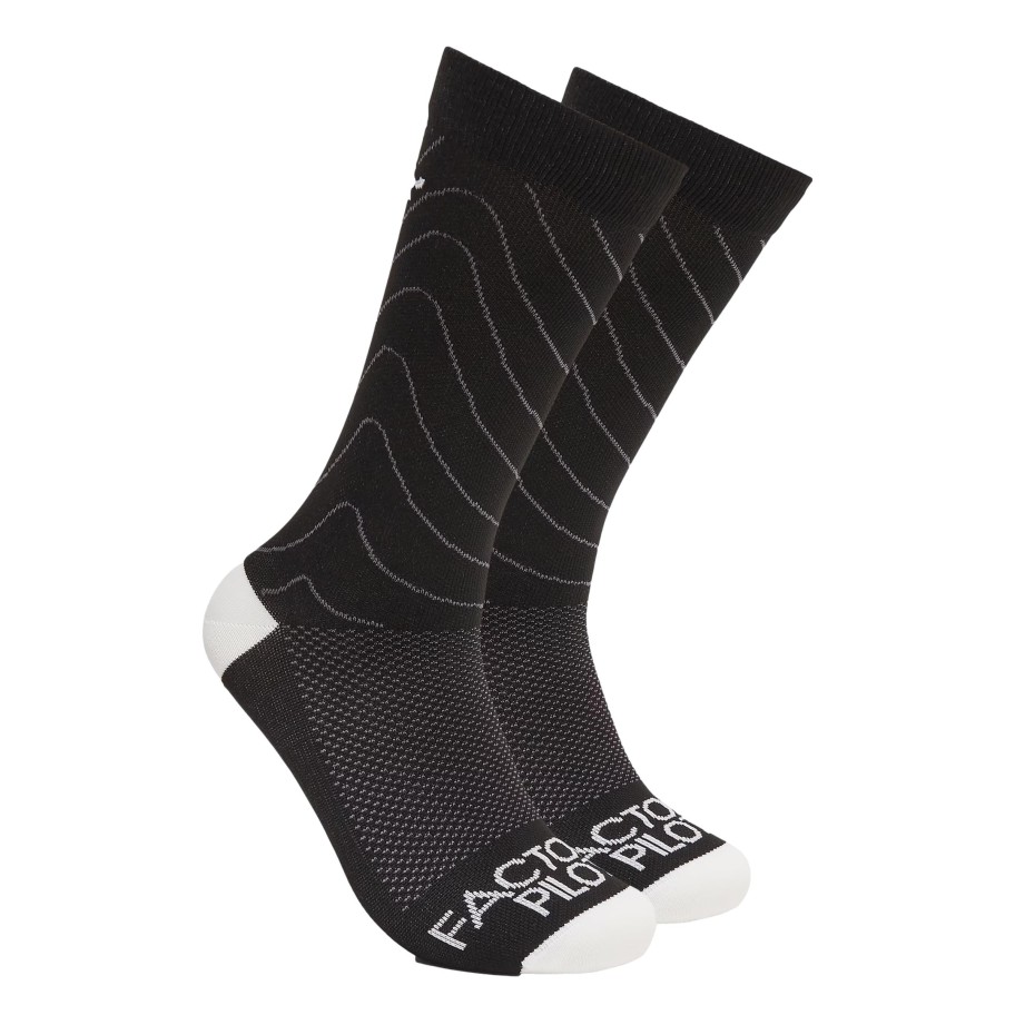 Turystyka Oakley Skarpety Na Rower | Skarpety Rowerowe Meskie Oakley Factory Pilot Mtb Crew Socks