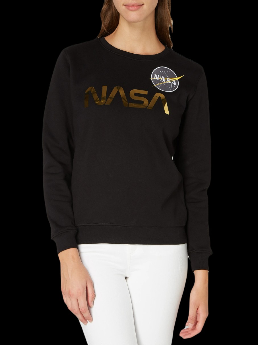 Turystyka Alpha Industries Bluzy | Bluza Damska Alpha Industries Nasa Pm 198037-365