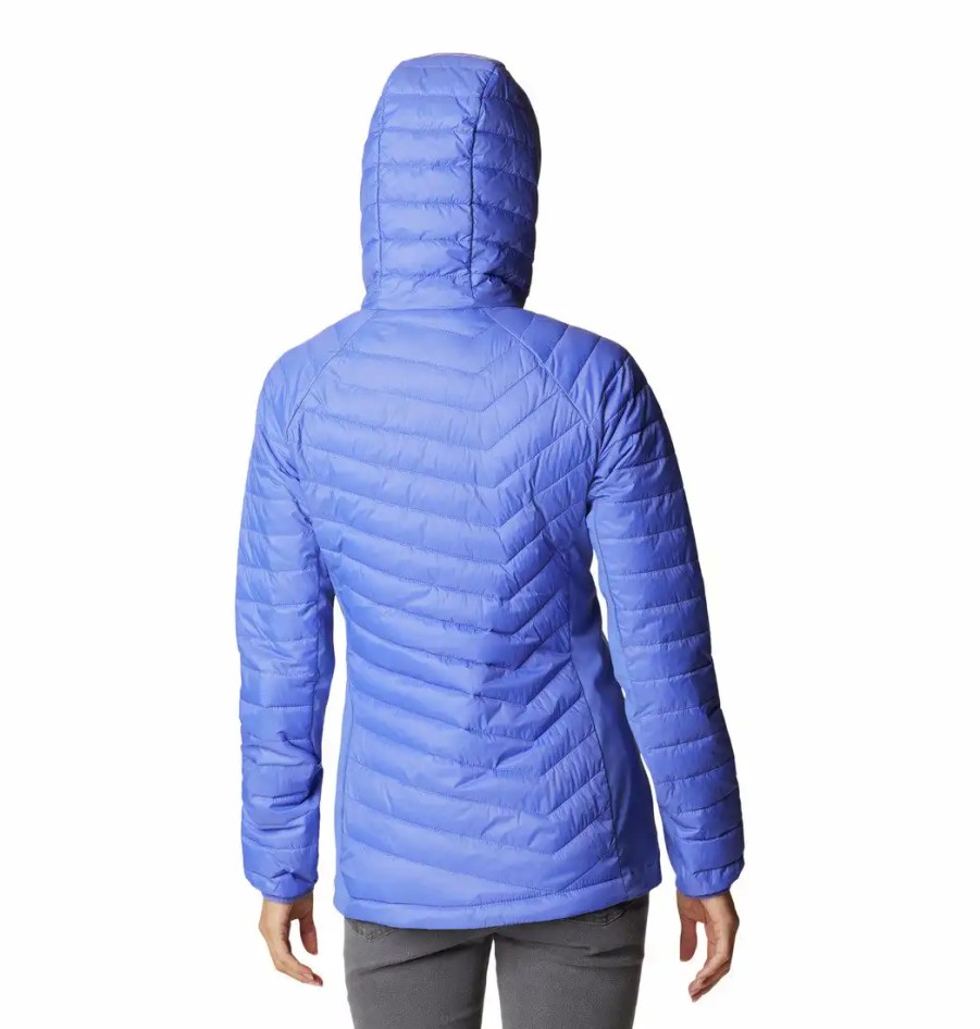 Turystyka Columbia Kurtki | Kurtka Puchowa Columbia Powder Pass Hooded Jacket Damska