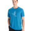 Turystyka Icebreaker Koszulki | Koszulka Meska Icebreaker Men Tech Lite Ii Ss Tee Skiing Yeti T-Shirt