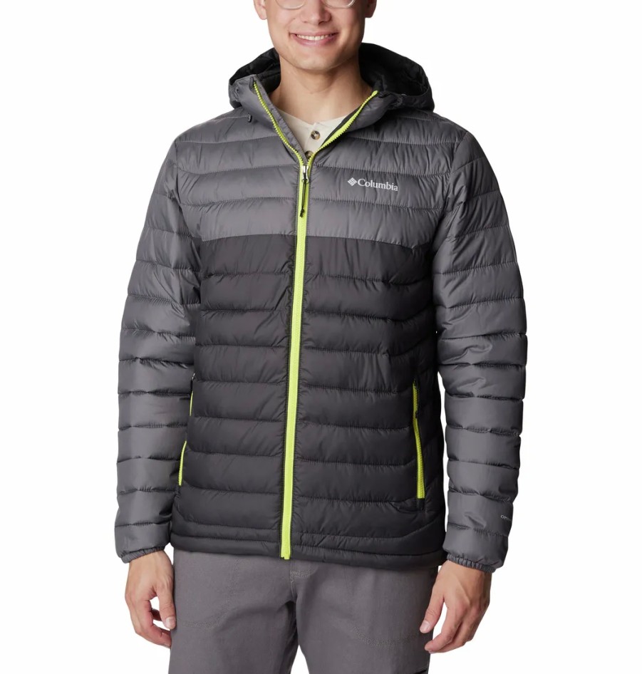 Turystyka Columbia Kurtki | Kurtka Puchowa Columbia Powder Lite Hooded Jacket Meska