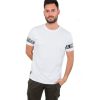 Mezczyzna Alpha Industries T-Shirty Meskie | Koszulka Alpha Industries Sleeve Print 126542-09