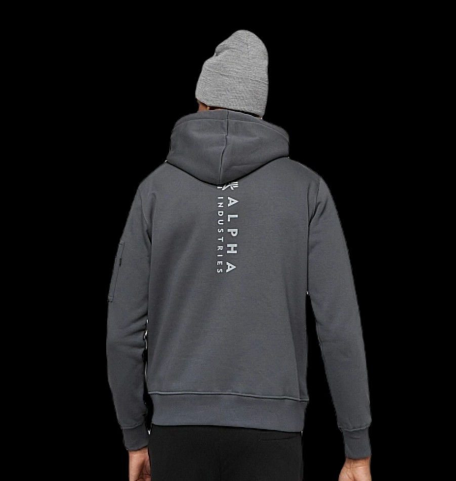 Mezczyzna Alpha Industries Bluzy I Swetry Meskie | Bluza Z Kapturem Alpha Industries Unisex Emb Hoody