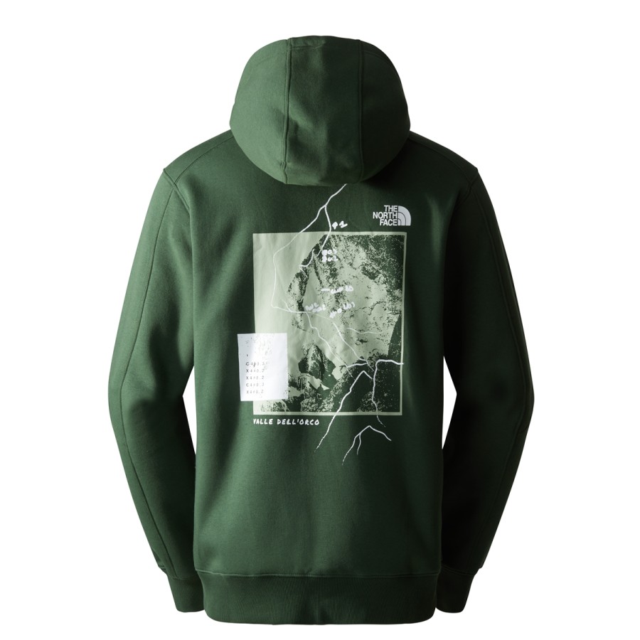 Turystyka The North Face Bluzy | Bluza Z Kapturem The North Face Outdoor Graphic Hoodie Meska