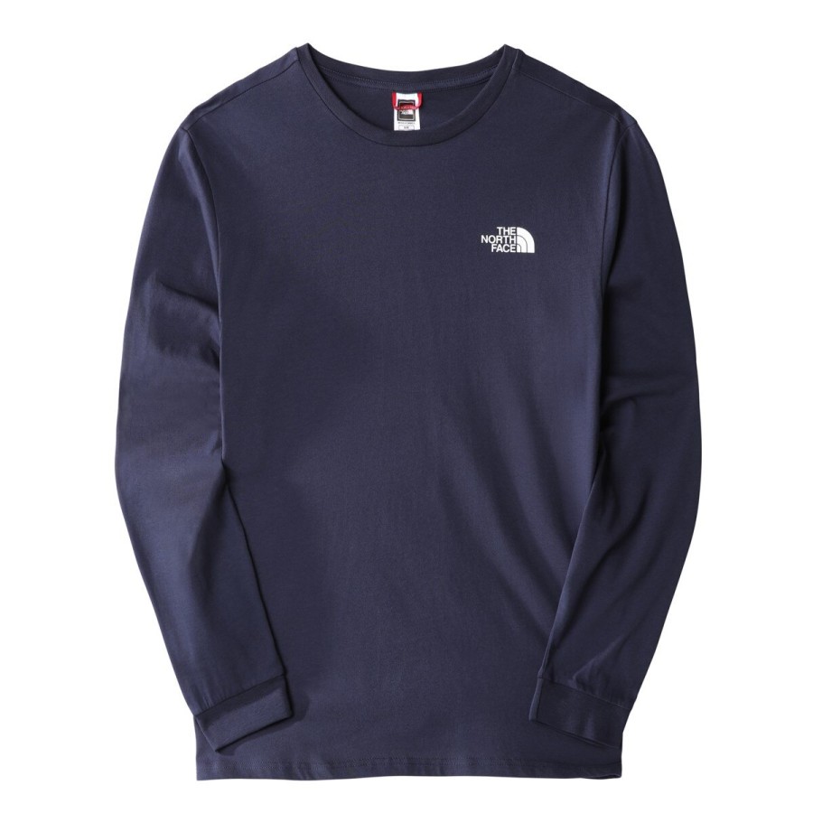 Turystyka The North Face Koszulki | Koszulka Z Dlugim Rekawem The North Face L/S Simple Dome Tee Meska