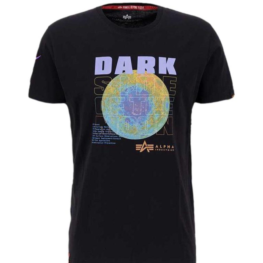 Mezczyzna Alpha Industries T-Shirty Meskie | Koszulka Meska Alpha Industries Dark Side T-Shirt