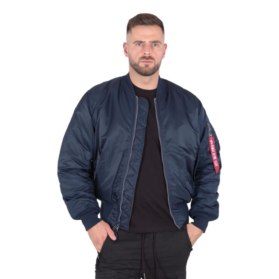 Mezczyzna Alpha Industries Kurtki Meskie | Kurtka Przejsciowa Alpha Industries Ma-1 Meska