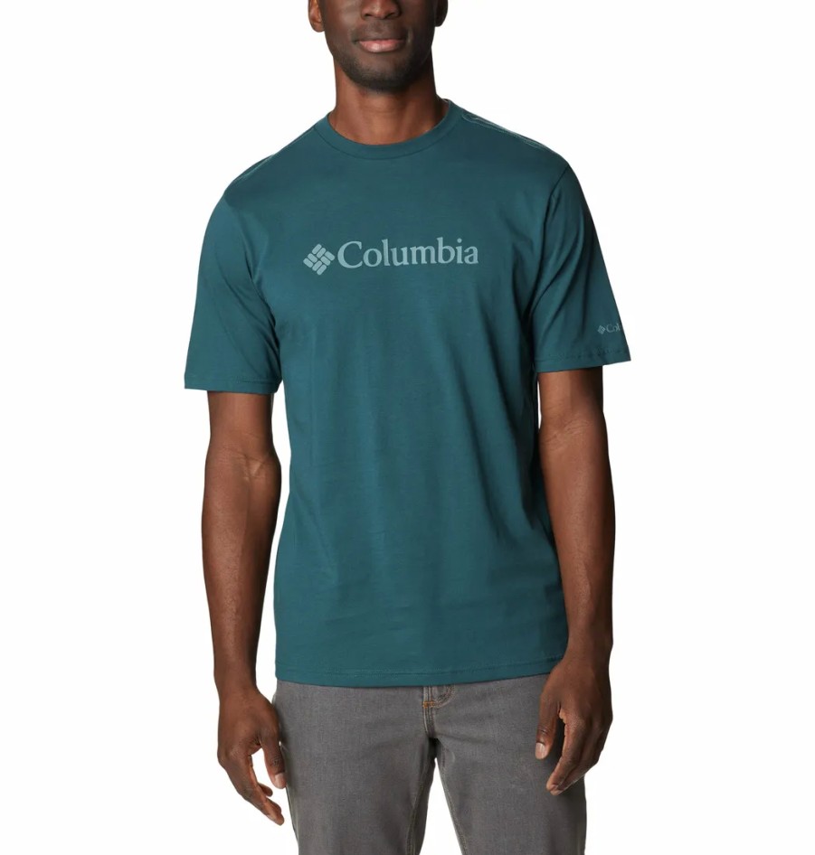 Turystyka Columbia Koszulki | Koszulka Meska Columbia Csc Basic Logo Short Sleeve T-Shirt