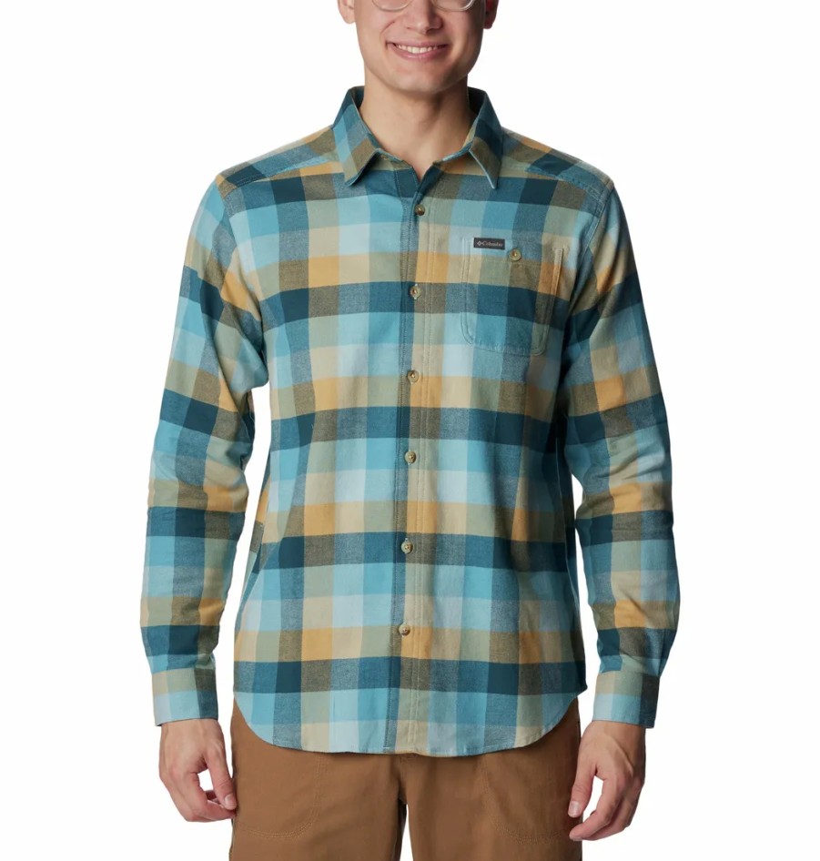 Turystyka Columbia Koszule | Koszula Meska Columbia Cornell Woods Flannel Long Sleeve Shirt