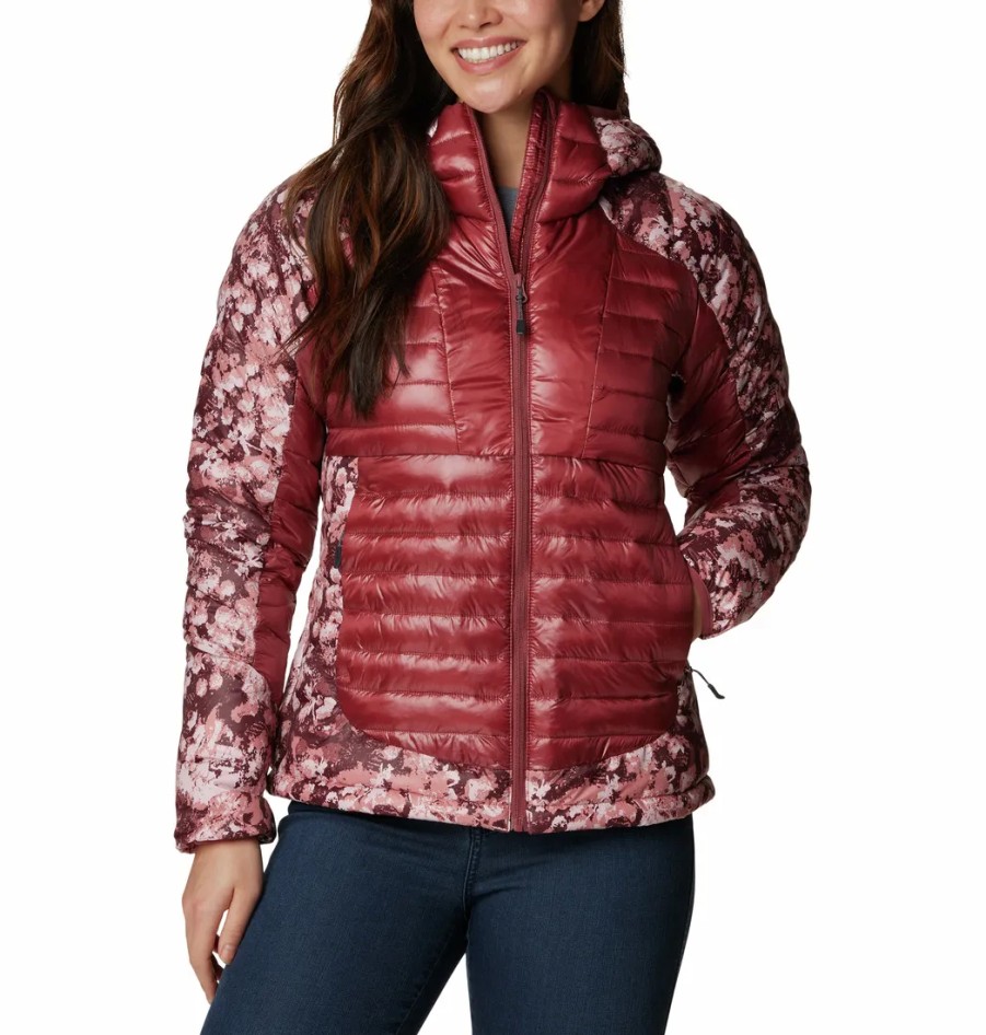 Turystyka Columbia Kurtki | Kurtka Puchowa Columbia Labyrinth Loop Hooded Jacket Damska